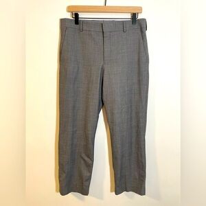 Express Producer Gray Strait Ankle Dress Pants, 96% Wool,  Women’s Size 32x30